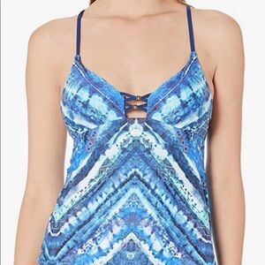 NWT Lucky Brand Junior’s High Tides Tankini Top